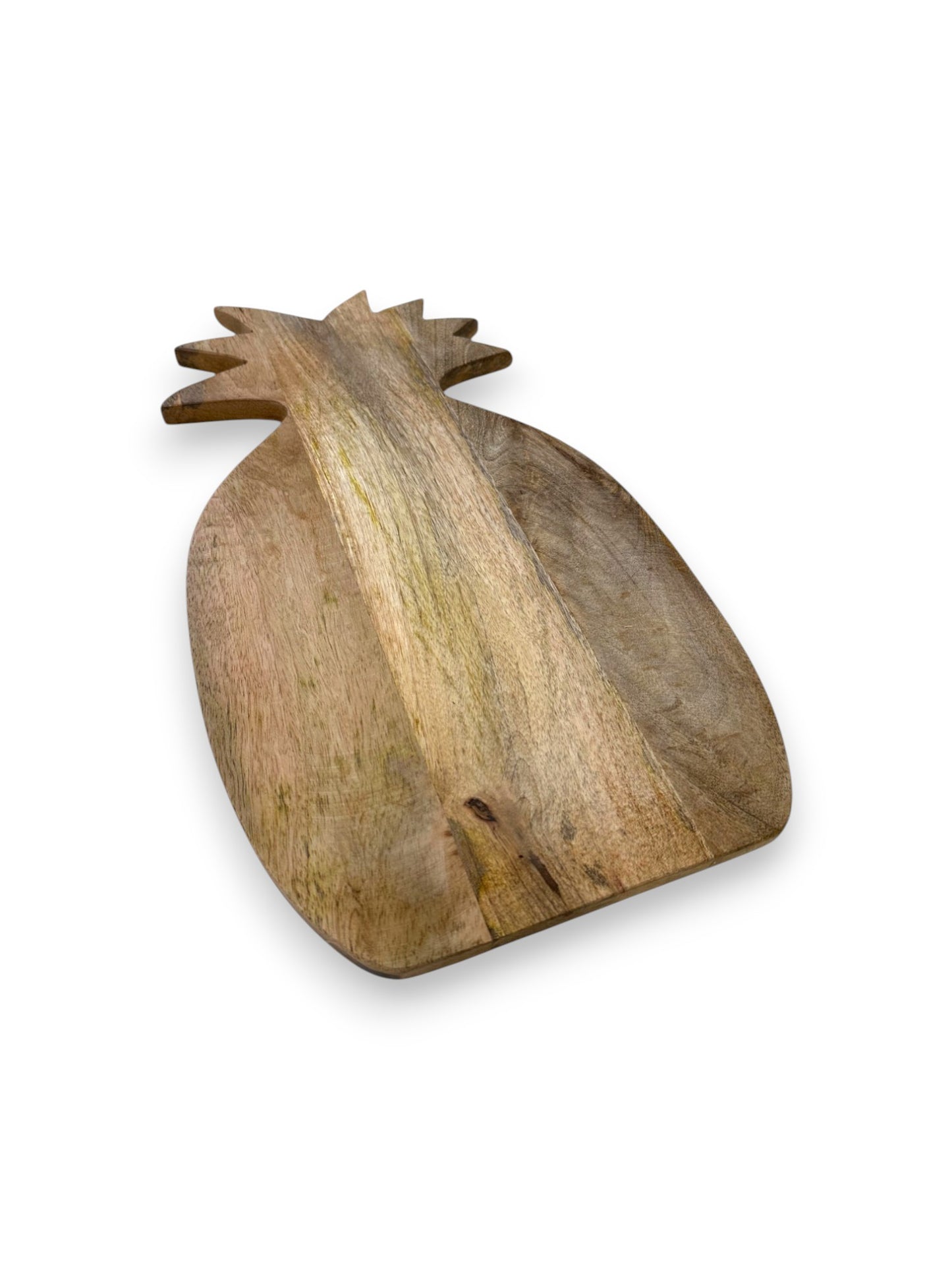 Mangohouten borrelplank ananas groot – gepersonaliseerd cadeau voor de zomer