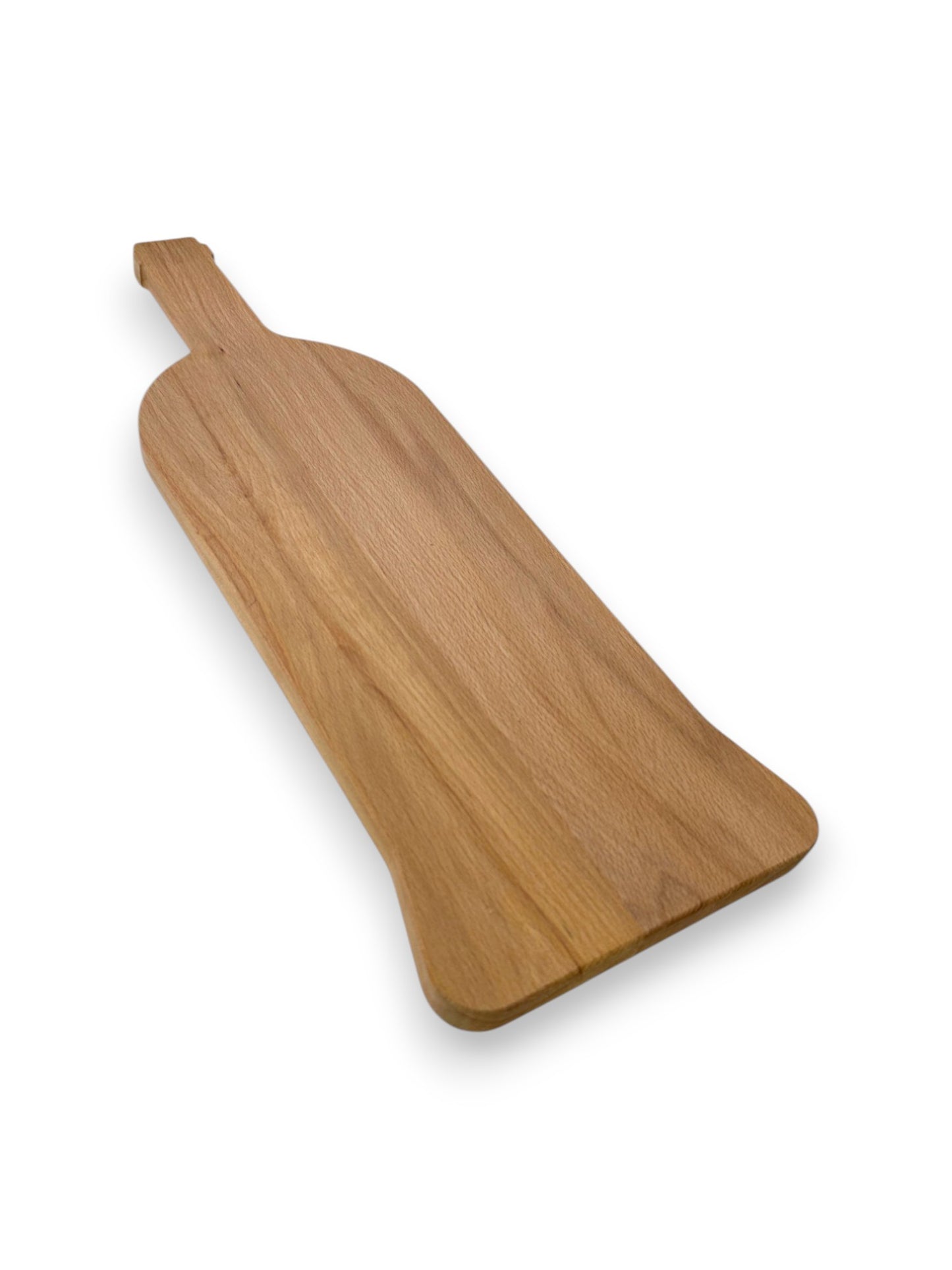 Beukenhouten borrelplank wijnfles groot – gepersonaliseerd cadeau voor wijnliefhebbers