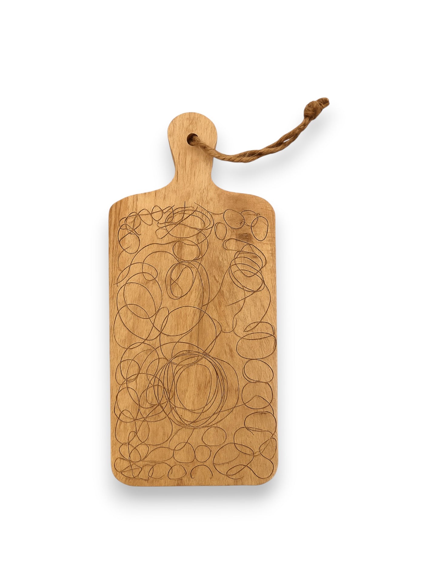 Borrelplank rechthoek met eigen tekening - Klein